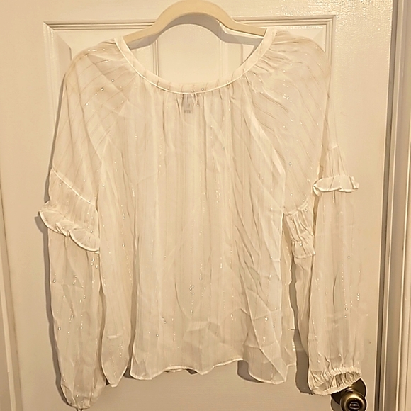 NWT 'a new day' White Blouse, XXL - Picture 4 of 5